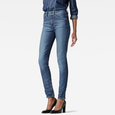 G-Star 3301 Ultra High Super Skinny Jeans in Blue