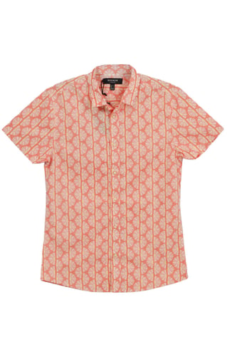 Print Cotton Short Sleeve Shirt