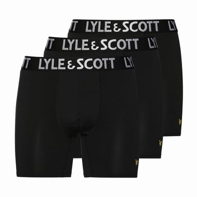 Lyle & Scott Onderbroeken Elton 3-Pack Boxers Zwart