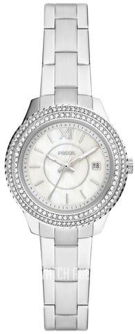 Fossil Stella dameshorloge Zilverkleurig ES5137