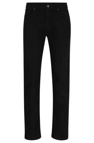 Heren Hugo Slim-Fit Comfort Stretch Jeans in Zwart