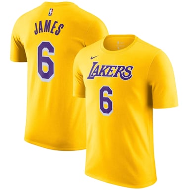 Nike NBA LA Lakers 6 James Lebron N&N Kinder T-shirt
