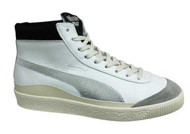 Puma Basket 68 OG Mid Rhude Wit Leer Lace Up Herentrainers 370022 01