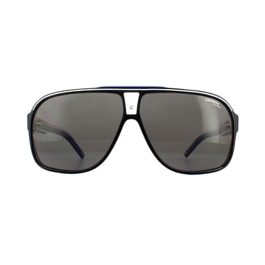 Carrera Zonnebril Grand Prix 2 T5C M9 Zwart Kristal Wit Blauwgrijs Gepolariseerd