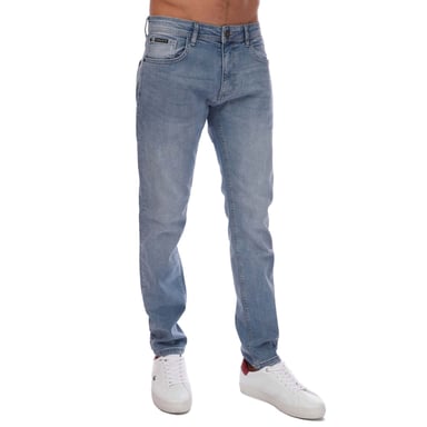 Heren Henleys Mayhen Slim Jeans in Blauw