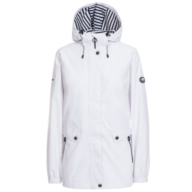 Trespass Dames/dames Flourish Waterproof Jasje (Wit)