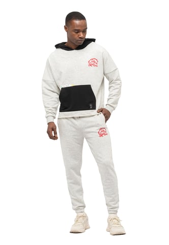 Tom Barron Heren Trainingspak in eigentijdse stijl met graffitiprint