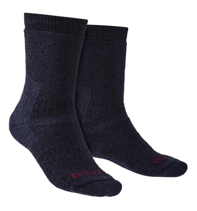 Bridgedale - Heren Outdoor Merino Wol Kniesokken - Marineblauw