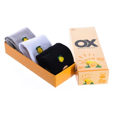 Set van 6 lage sokken OX met frisse geuren