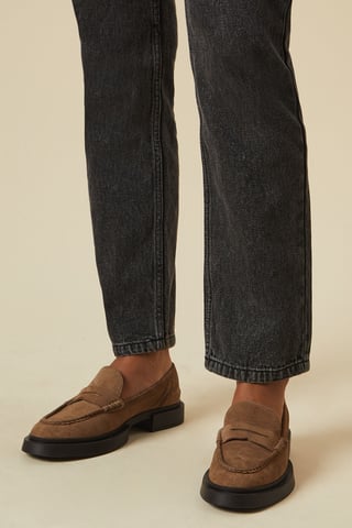 Faith Suede Chunky Penny Loafer