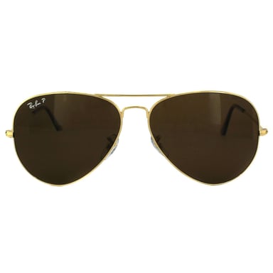 Ray-Ban Zonnebril Aviator 3025 001/57 Goudbruin Gepolariseerd