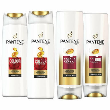 Pantene Colour Protect Shampoo 2 x 500ml & Conditioner 2 x 500ml