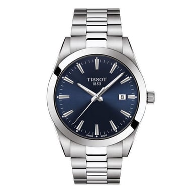Tissot - Gentleman Blauw Schijf Herenhorloge