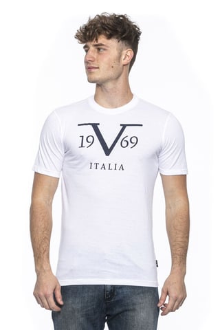 19V69 Italia Mens T-Shirt White Rayan White