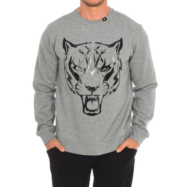 FIPSG604 heren sweatshirt met lange mouwen en ronde hals