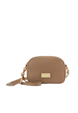 Laura Ashley donkere nerts crossbodytas