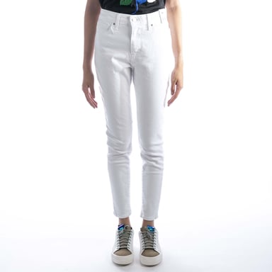 Jeans Levis 721 Hoge Rise Skinny Western Wit