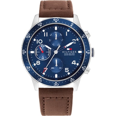 Tommy Hilfiger Jimmy Heren Bruine Horloge 1791946