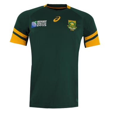 Asics Zuid-Afrika Rugby SB Home Fan Heren Groen T-Shirt
