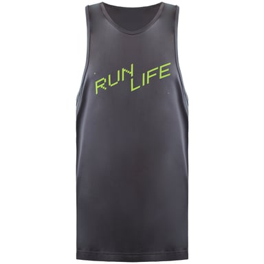 MyProtein Graphic Hardloopvest Heren Grijs