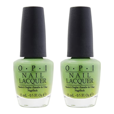 OPI Nail Lacquer 15ml Green-Wich Village x 2