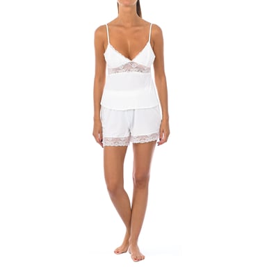 Damespyjama met V-hals 1203