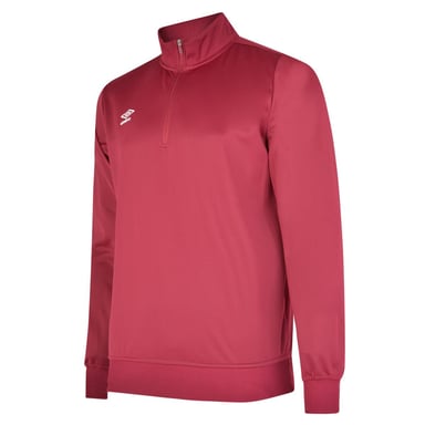 Umbro Heren Club Essential Half Zip Sweatshirt (Nieuw Claret)