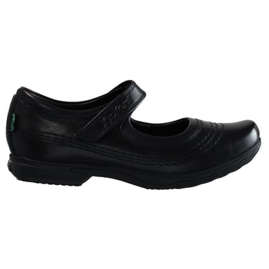 Kickers Keavy Bar Mary Jane kinderschoenen zwart
