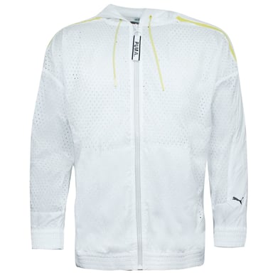 Puma Heren Zip Up Geperforeerd Windjack Hooded Track Top 568014 02
