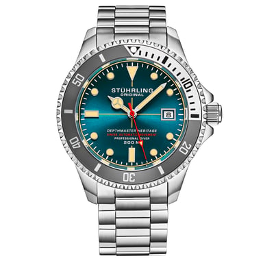 Turkoois “Depthmaster Heritage” Duikershorloge Zwitsers Automatisch 42mm