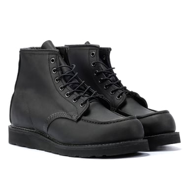 Red Wing Schoenen 6 Inch Moc Classic Laarzen Heren Zwart