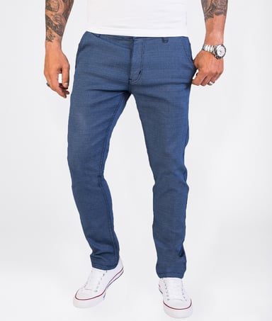 Rock Creek Stoffhose Blau