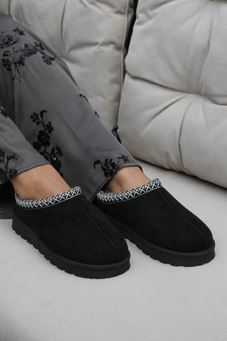 Wheres That From Womens 'Oak' Aztec Detail Faux Fur Lining Mini Boots