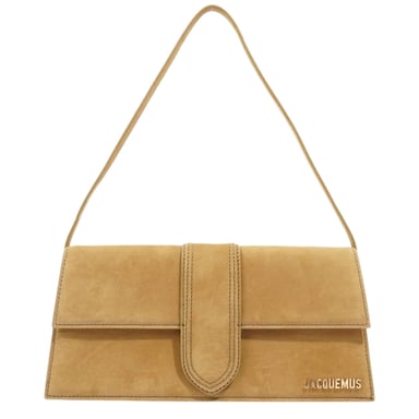 Jacquemus Le Bambino lange licht kaki bruine tas