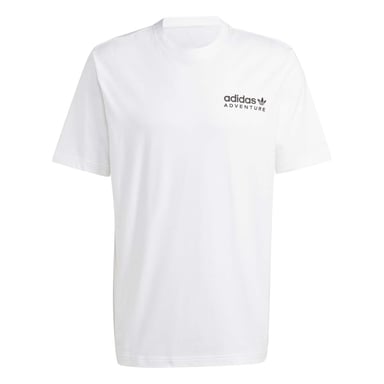 Heren adidas Originals Adventure Nature Awakening T-shirt in Wit