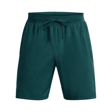 Heren Under Armour Launch 7 Inch Ongevoerde Shorts in Blauw