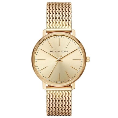 Michael Kors MK4339 Pyper Quartz Crystal Gold Dial dameshorloge