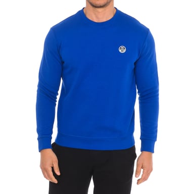 Sweater met lange mouwen en ronde hals 9024070 heren