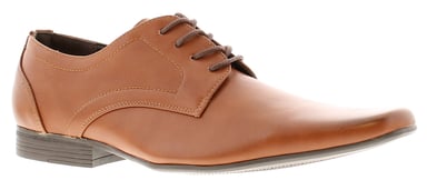 Business Class Mens Shoes Formal Smart Kewi Lace Up tan