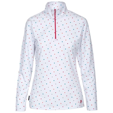 Trespass Dames/dames Betty II 1/2 Ritssluiting Lange Mouwen Top (RAINBOW SPOT)