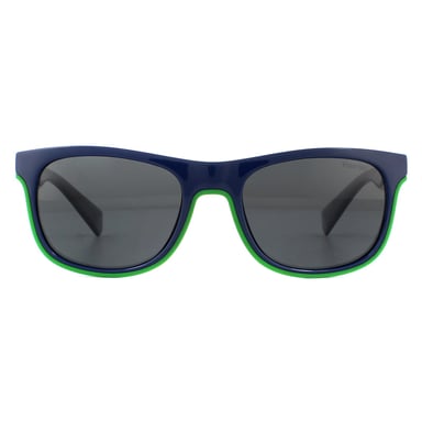 Polaroid Kinderen Zonnebril PLD 8041/S RNB M9 Blauwgroen Grijs Gepolariseerd