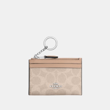 Mini ID Skinny in Signature Canvas