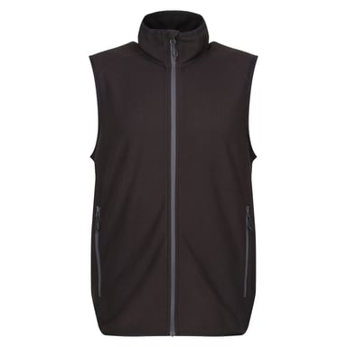 Regatta Heren Navigate Fleece Gilet (Zwart/Seal Grijs)
