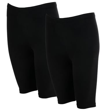 Only Live Love City zwarte jersey shorts voor dames, set van 2