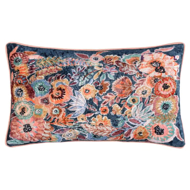 Wylder Tropics Aquess Bloemen Velours Kussenhoes