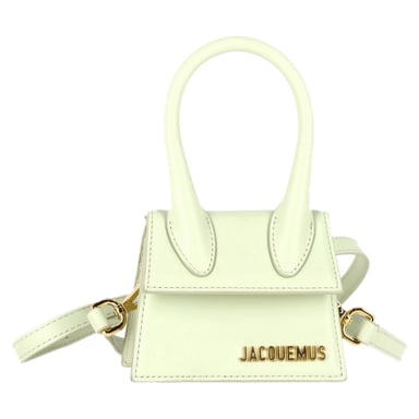 Jacquemus Chiquito Signature Mini Handtas in Groene Leren