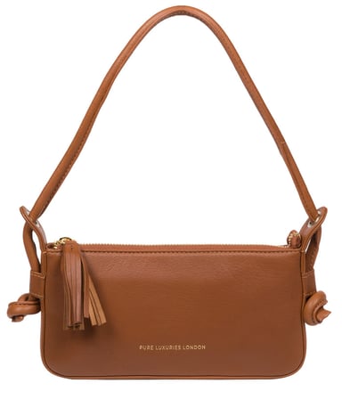 'Taylor' Oak Nappa Leather Grab Bag