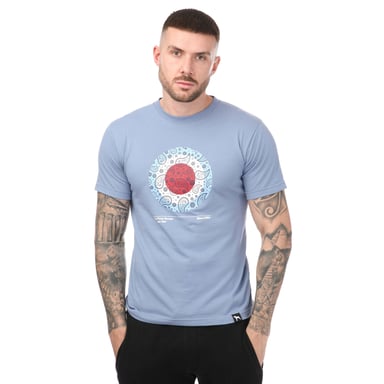 Heren One True Saxon Paisley T-shirt in blauw