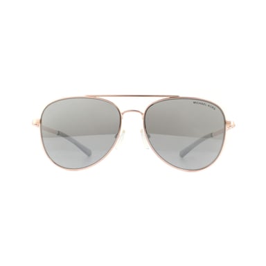 Michael Kors zonnebril San Diego 1045 11086G Rose Gold Silver Mirror