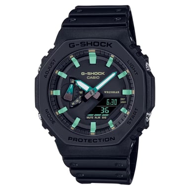 Casio G-shock Heren Zwarte Horloge GA-2100RC-1AER